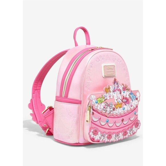 Loungefly Disney Sleeping Beauty Aurora Cake Mini Backpack NWT main image 6